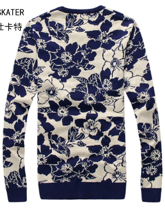 古仕卡特2016春款 印花時尚圓領青少年男針織衫的潮流解析